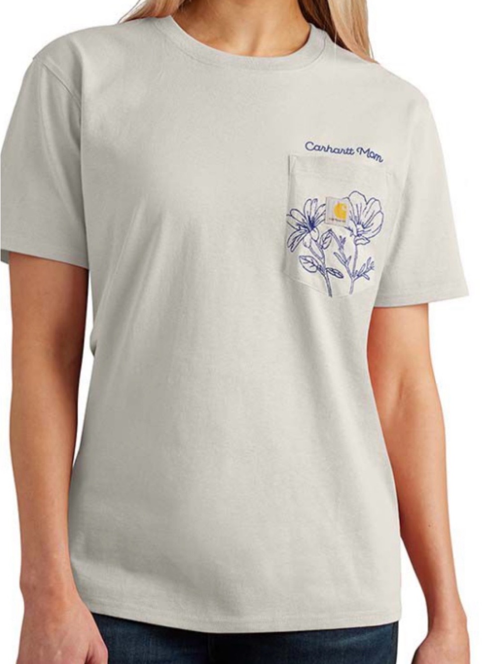 Carhartt Mom Floral Pocket T-Shirt - Picture 6 of 6